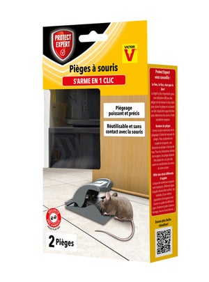 Piège antisouris PROTECT EXPERT, lot de 2
