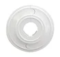 Rosace de finition blanche, diam.16 mm