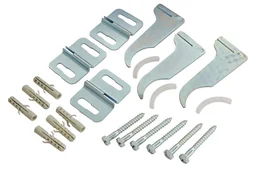 Jeu de 3 fixations pour radiateur aluminium
