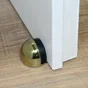 Butée de porte à fixer au sol CHRISLIGNE alu poli doré, L.4 x H.3 x l.4 cm