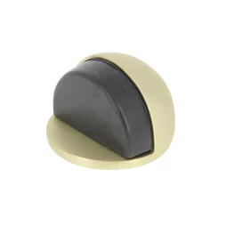 Butée de porte à fixer au sol CHRISLIGNE alu doré, L.4 x H.3 x l.4 cm