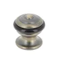 Butée de porte à fixer au sol CHRISLIGNE alu patiné doré, L.3 x H.3 x l.3 cm