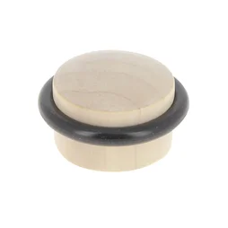 Butée de porte à fixer au sol CHRISLIGNE bois chêne, L.4.1 x H.2.3 x l.4.1 cm