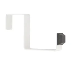 Butée de porte amovible CHRISLIGNE acier blanc L.12 x H.6.7 x l.2 cm