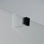 Butée de porte amovible CHRISLIGNE acier blanc L.12 x H.6.7 x l.2 cm