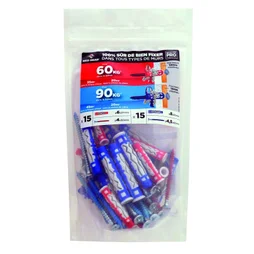 Lot de 30 chevilles mx gamme couleur RED HEAD, diam.8 x L.50 mm
