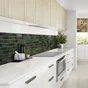 Credence adhesive smart tiles metro vert 29x21 lot de 4