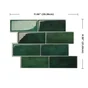 Credence adhesive smart tiles metro vert 29x21 lot de 4