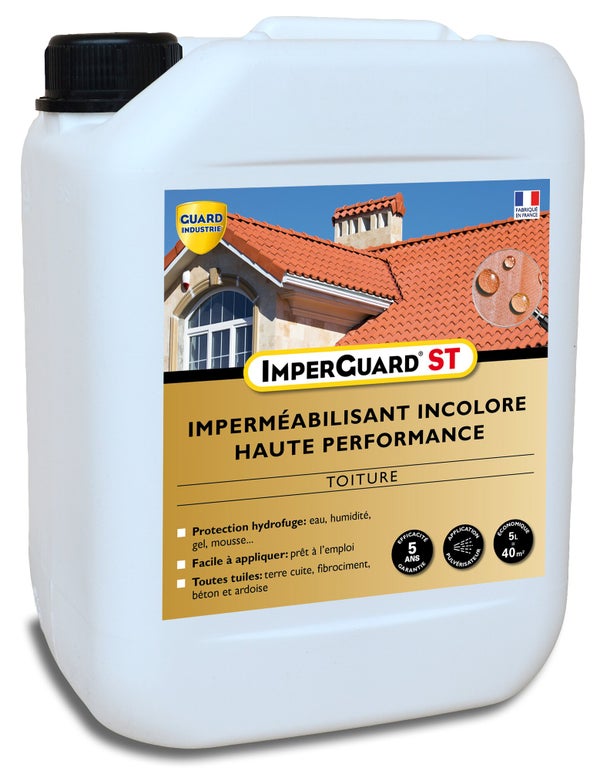 Imperméabilisant IMPERGUARD ST spécial toitures GUARD INDUSTRIE 5L