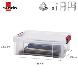 Bac clip and store 9L+ couvercle SUNDIS