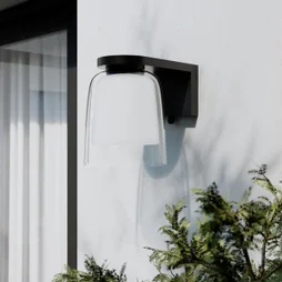 Applique solaire, booster,  900 lm, noir