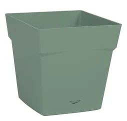 Pot polypropylène EDA 13641 v.la Diam.0 L.17.4 x l.17.4 x H.17 cm vert laurier