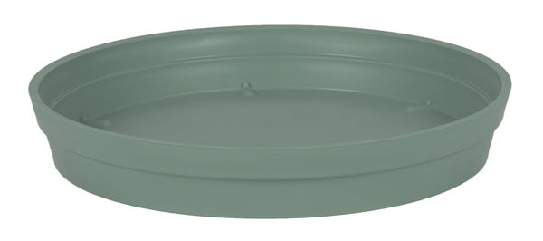 Soucoupe polypropylène EDA 13619 v.la Diam.34.5 L.0 x l.0 x H.4.8 cm vert laurier