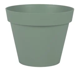 Pot polypropylène EDA 13613 v.la Diam.30 L.0 x H.24 cm vert laurier