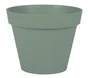 Pot polypropylène EDA 13613 v.la Diam.30 L.0 x H.24 cm vert laurier