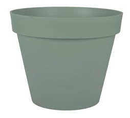 Pot polypropylène EDA 13611 v.la Diam.48 L.0 x H.39 cm vert laurier