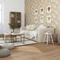 Carrelage sol et mur intenso effet bois naturel fonce Living 20x120 cm ARTENS