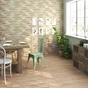 Carrelage sol et mur effet bois naturel clair LIVING 20x120 cm ARTENS
