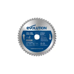 Lame en carbure de tungstène pour acier, EVOLUTION, 50 dents, alésage 20 mm diam. 210mm