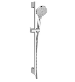 Pommeau de douche, flexible et barre HANSGROHE Vernis blend chromé