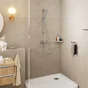 Pommeau de douche, flexible et barre HANSGROHE Vernis blend chromé