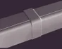 Lot de 20 joints d'intersection pour goulotte, 110 x 75mm Ivoire