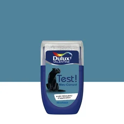 Testeur peinture bleu canard satine Creme de couleur DULUX VALENTINE 30 ml