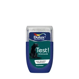 Testeur peinture émeraude satiné crème de couleur DULUX VALENTINE 30 ml