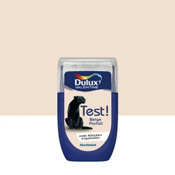 Testeur peinture beige parfait satine Creme de couleur DULUX VALENTINE 30 ml