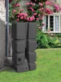 Récupérateur d'eau et collecteur aérien rectangulaire, EDA, 310 litres, anthracite