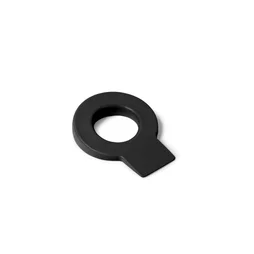 CALE PORTE REI LOCK 63X82X15MM NOIR MAT