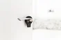 CALE PORTE REI LOCK 63X82X15MM NOIR MAT