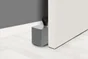 Bloque-porte amovible REI carré bois anthracite 68 x 68 x 87 mm