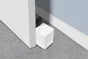 Bloque-porte amovible REI carré bois blanc 68 x 68 87 mm