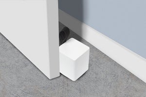 Bloque-porte amovible REI carré bois blanc 68 x 68 87 mm
