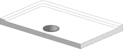 Bonde pour receveur de douche, Diam.90 mm, EQUATION