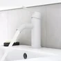 Mitigeur lavabo blanc mat, SENSEA Mia M