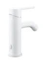 Mitigeur lavabo blanc mat, SENSEA Mia M