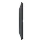 Plaque double Ovalis, SCHNEIDER ELECTRIC, anthracite bague effet laiton