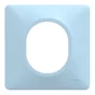 Plaque simple Ovalis, SCHNEIDER ELECTRIC, bleu azurin