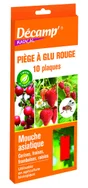 Piège plaque glu rouge la mouche asiatique DECAMP'