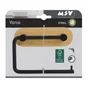 Dérouleur papier wc MSV Yono noir bambou