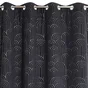 Rideau tamisant agueda 135x240cm bleu marine