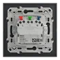 Prise avec terre affleurante complète Odace, SCHNEIDER ELECTRIC, anthracite