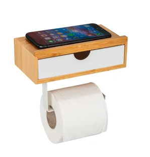 Dérouleur papier WC Inbara à coller beige