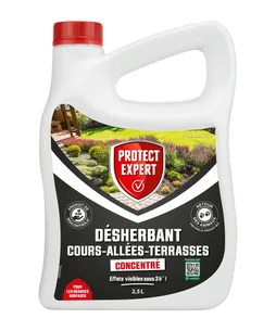 Désherbant cours, allées et terrasses concentré PROTECT EXPERT 2,5 L