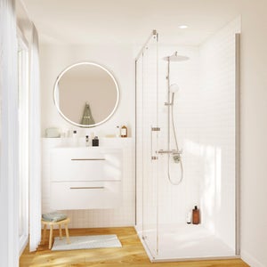 Paroi lateral fixe Remix 80cm verre transparent SENSEA