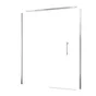 Porte douche 1 coulissante 1 fixe Remix 140cm chromé kit SENSEA