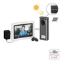Kit visiophone connecté panneau solaire, LEXMAN