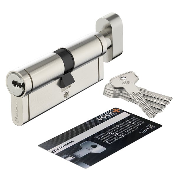 Cylindre standers lock+ 40+40 avec bouton